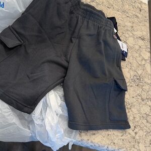 Champion Kids Black Cargo Shorts